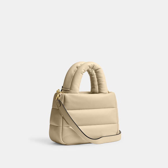 Coach Mini Pillow Tote Bag-Ivory - Picture 6 of 9